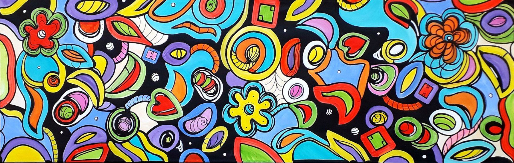 Dipinti: Gemälde Pop Art Springtime Künstlerin: Manuela Reitz – Nuovo e nell'imballaggio originale da Balve venduto da Manu_1303