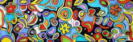 SALE!! Gemälde PopArt Springtime Künstlerin: Manuela Reitz