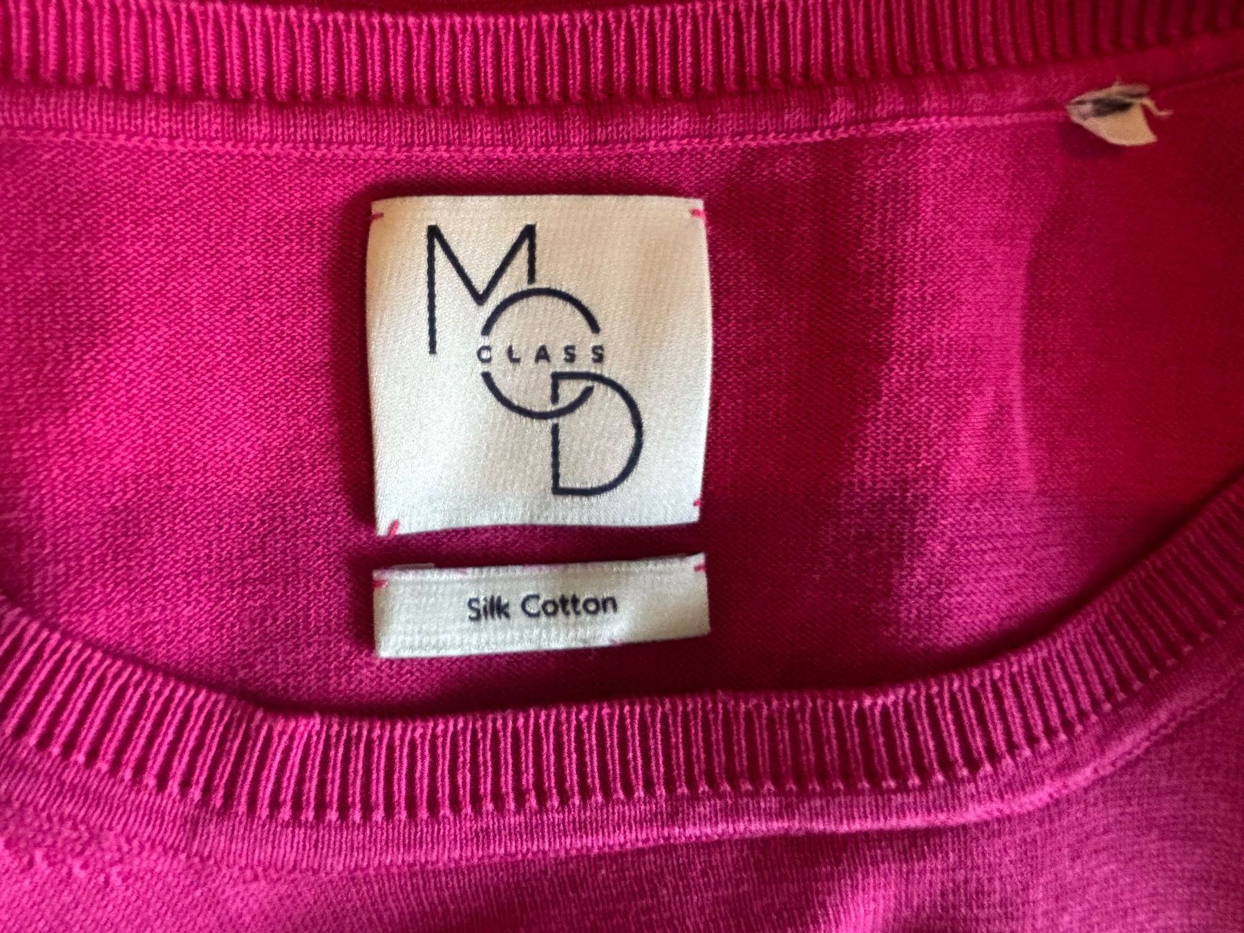 T-shirt: MOD CLASS pinkes Shirt mit Seidenanteil – Usato da Zürich venduto da missmodernage 4