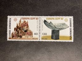 Griechenland 1987 Europa CEPT Satz Architektur postfrisch