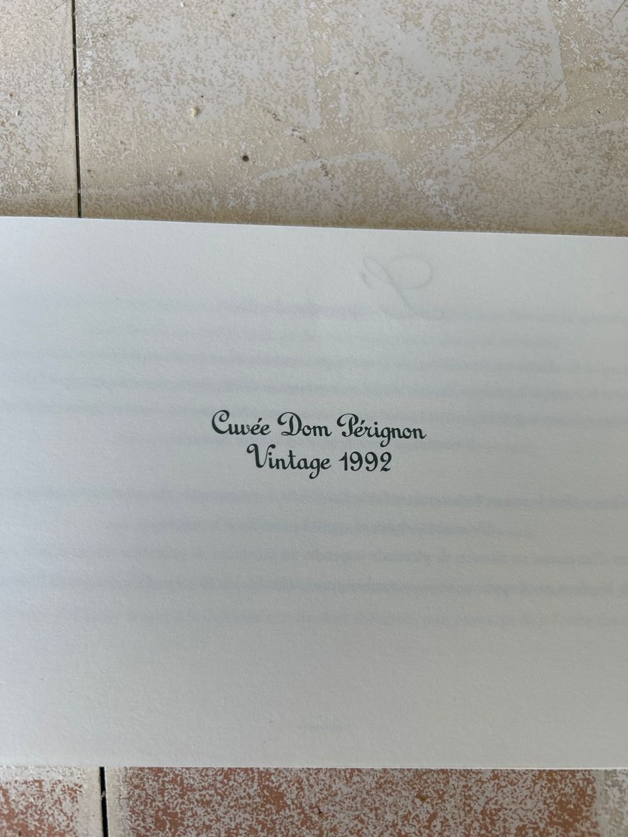 Vino: Champagne Dom Pérignon 1992 – Usato da lucens venduto da luckilac 1
