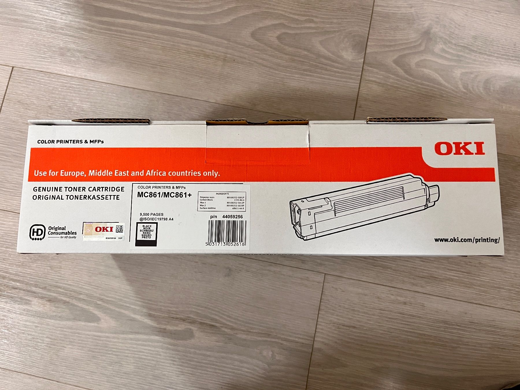 Oki Cartucce per stampanti & toner: Oki MC861 / MC861+, Toner black, 44059256 – Nuovo e nell'imballaggio originale da Riggisberg venduto da Aljujo