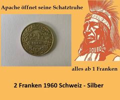 2 Franken 1960 - Silber - Schweiz