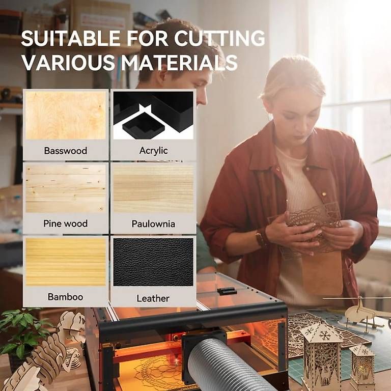Atomstack Tutte le macchine: ATOMSTACK A24 Ultra 120W Lasergravierer – Nuovo e nell'imballaggio originale da Malans GR venduto da BUYBEST-Schweiz 4