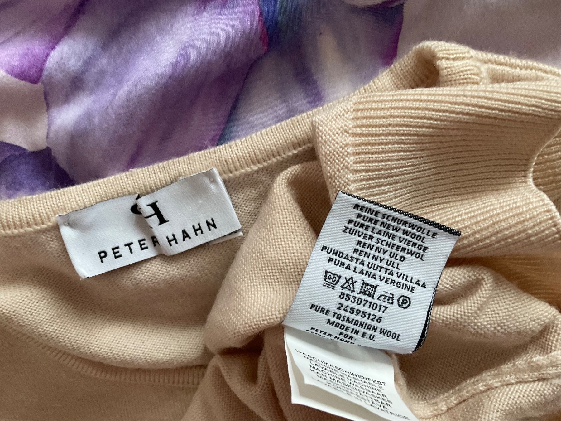 Peter Hahn Maglioni & Felpe: Peter Hahn Wolle Pullover Gr 50 ecrue, neuwertig – Nuovo (secondo la descrizione) da Urdorf venduto da alda02 7