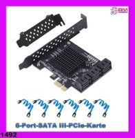SATA III-6-Port- PCIe-Karte