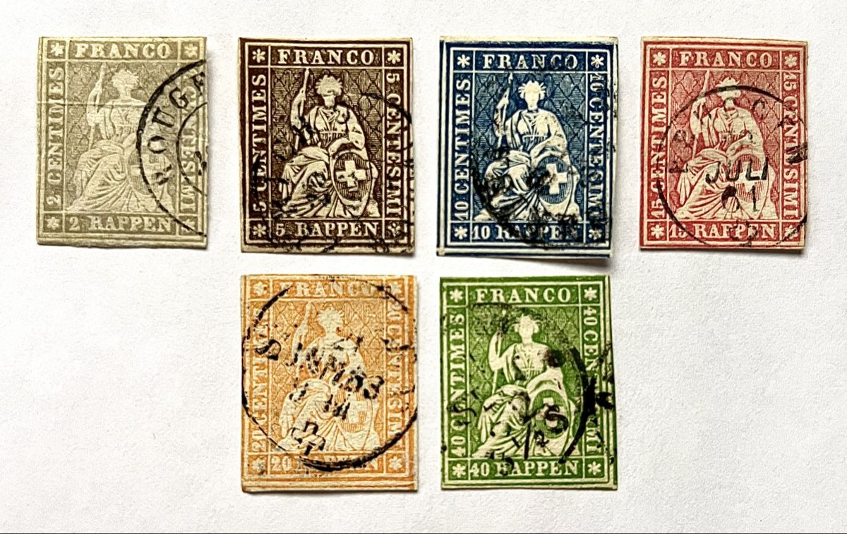 Alle Briefmarken: Strubel G Serie  – Gebraucht aus Basel von G.SALE.2