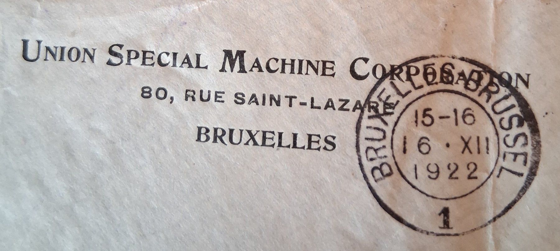 Alle Briefmarken: Briefumschlag / Couvert Brüssel-Bischofszell, 1922 – Gebraucht aus Stalden (Sarnen) von Salina_23 2