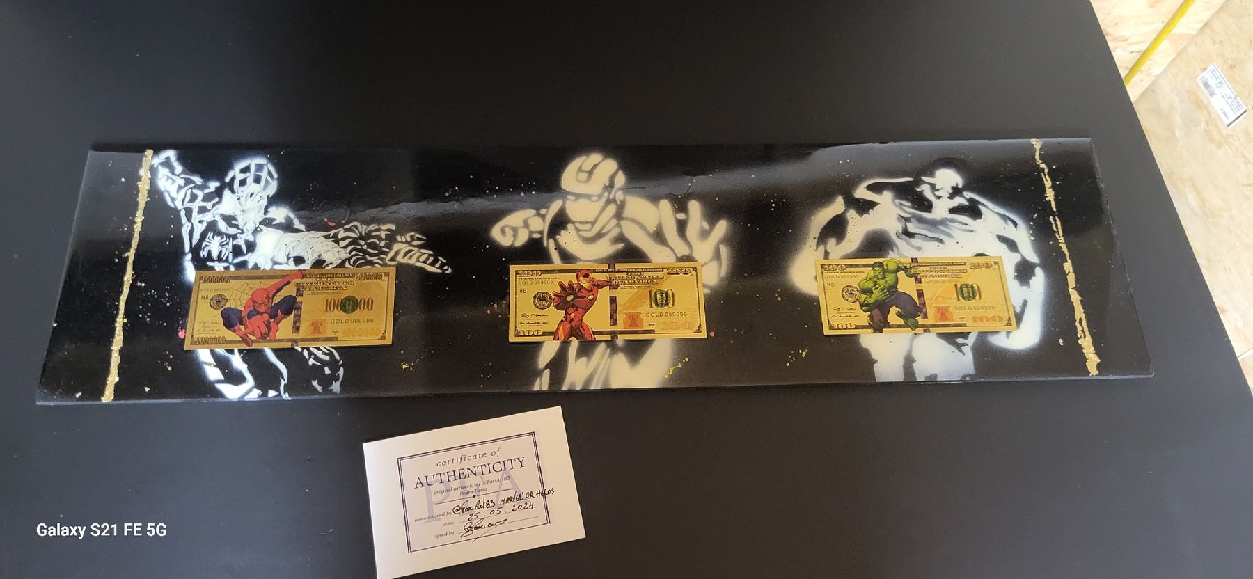 Dipinti: Tableau Marvel Unique - Édition Limitée Banksy style! – Nuovo e nell'imballaggio originale da Cheseaux-Lausanne venduto da ped_ccj9 6
