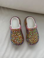 MUST HAVE - stylische Damenschuhe mit Ziersteinen, 40/41