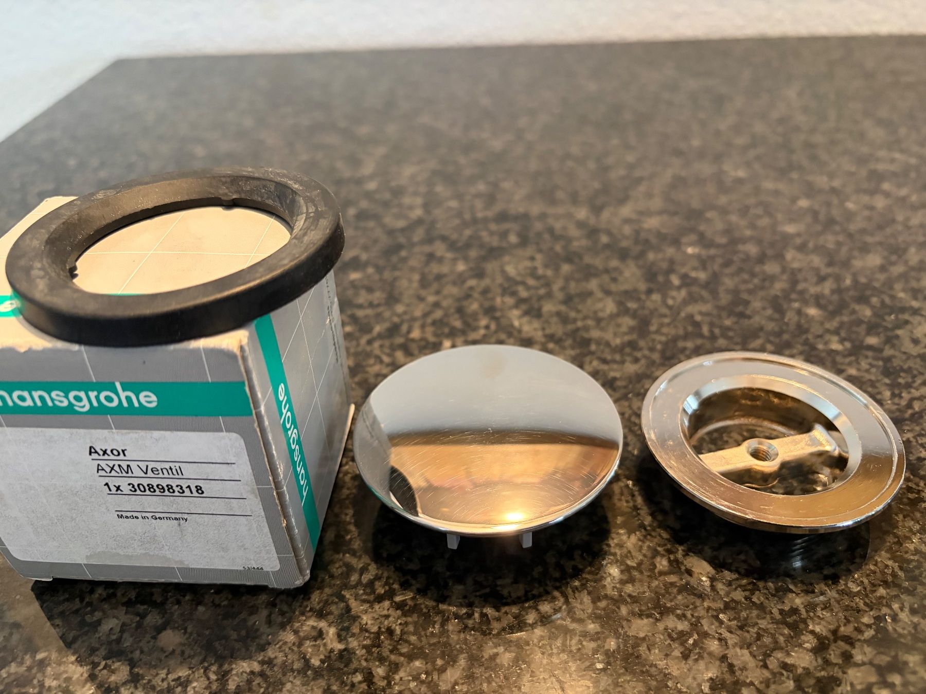 Hansgrohe Rubinetteria: Waschtisch Ablaufventil hansgrohe – Nuovo e nell'imballaggio originale da winterthur venduto da Grami1 2