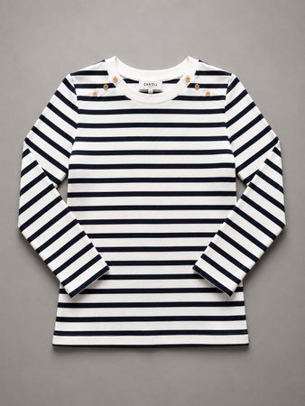Marinière Caroll Paris - Boutons Épaules - Comme neuve - M