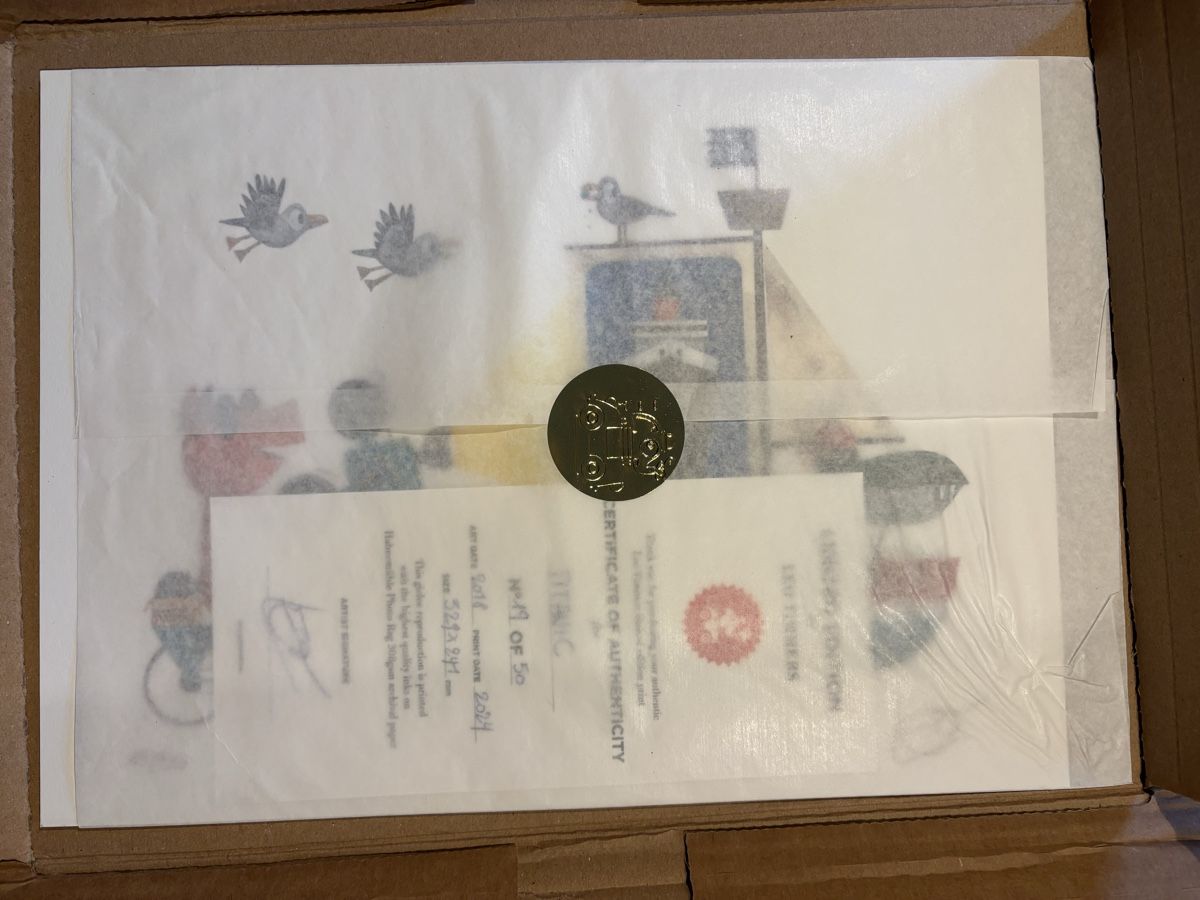 Poster & Bilder: Kinderbild Leo Timmers "Titanic" Original - limitiert – Neu und originalverpackt aus Köniz von daniela175 1
