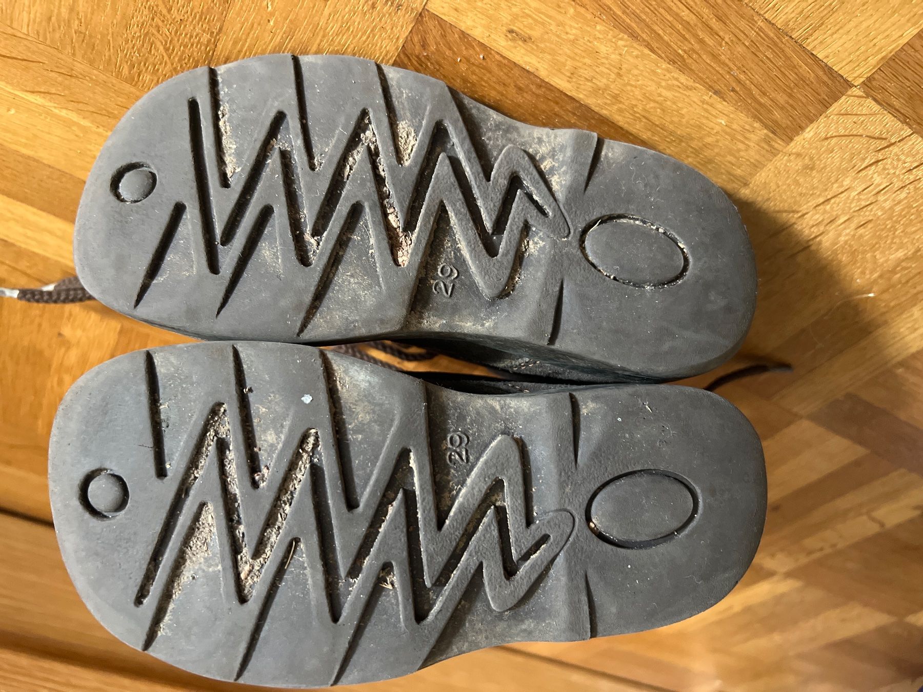 Scarpe per ragazzi: Kinder Leder Stiefel braun Grösse 29 – Usato da Basel venduto da friceberg2 2