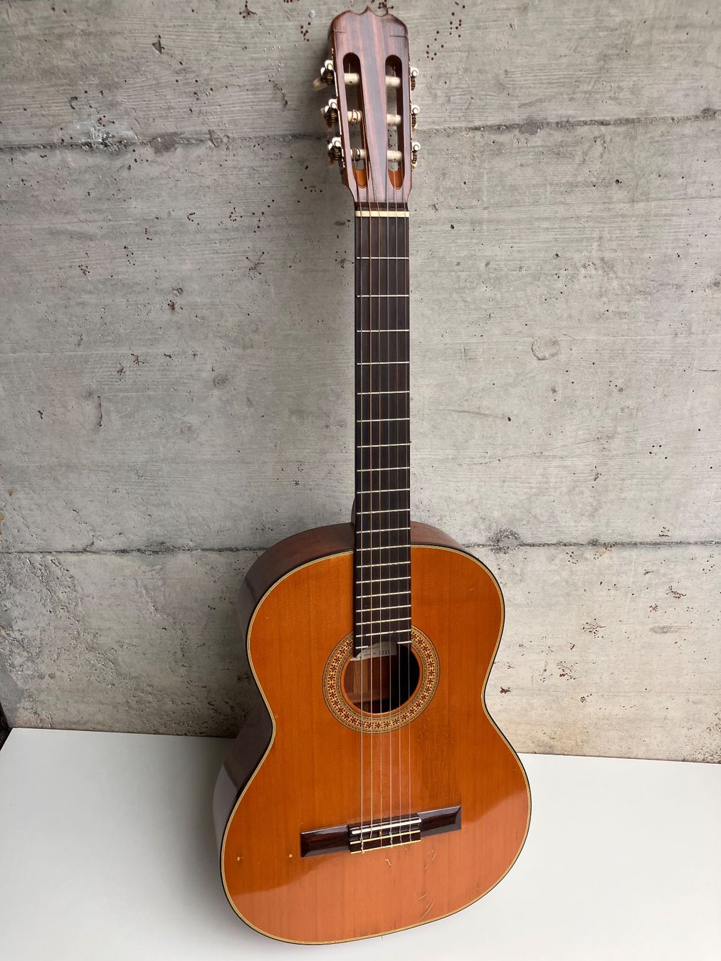 Aria Strumenti musicali: Aria A-551 Konzertgitarre – Usato da Gwatt (Thun) venduto da mwells