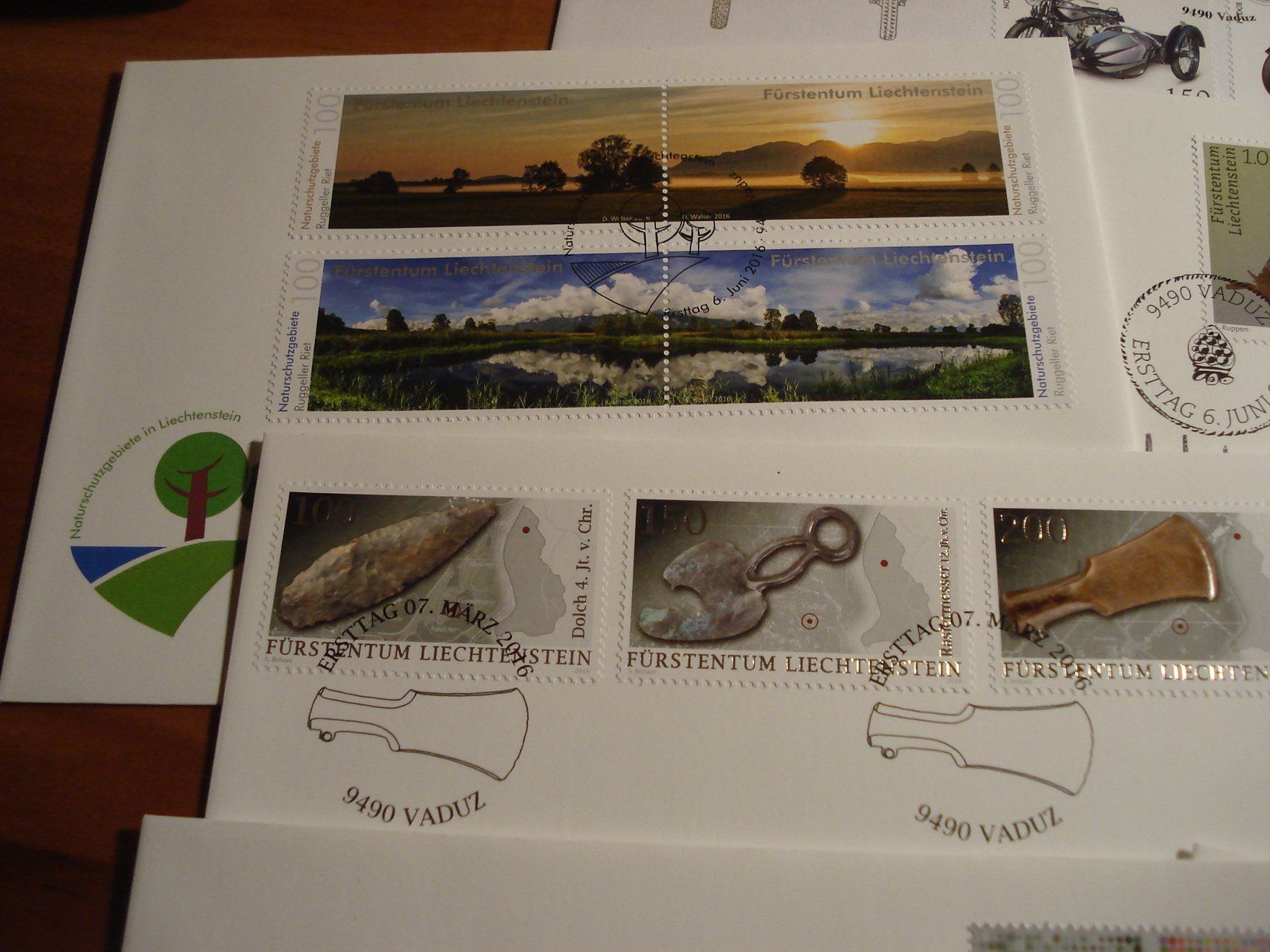 Tous les timbres: Liechtenstein Set FDC 2016, 14 Belege – D'occasion à Niederwil AG par morostahu 3