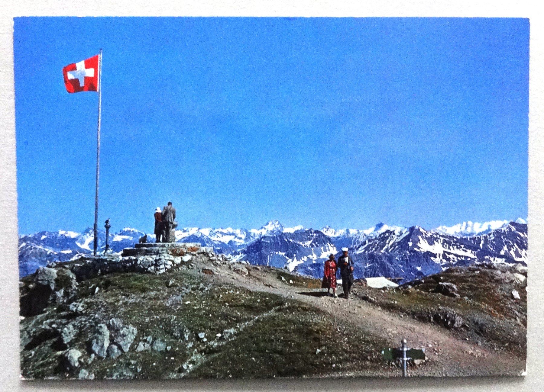 Ansichtskarten: Arosa-Weisshorn 2653 m – Gebraucht aus Fétigny von Billy2miny