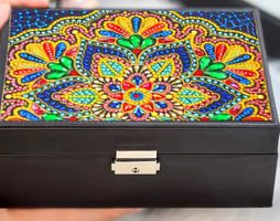Diamond Painting Schmuckbox Mandala -3-V-Acc1124