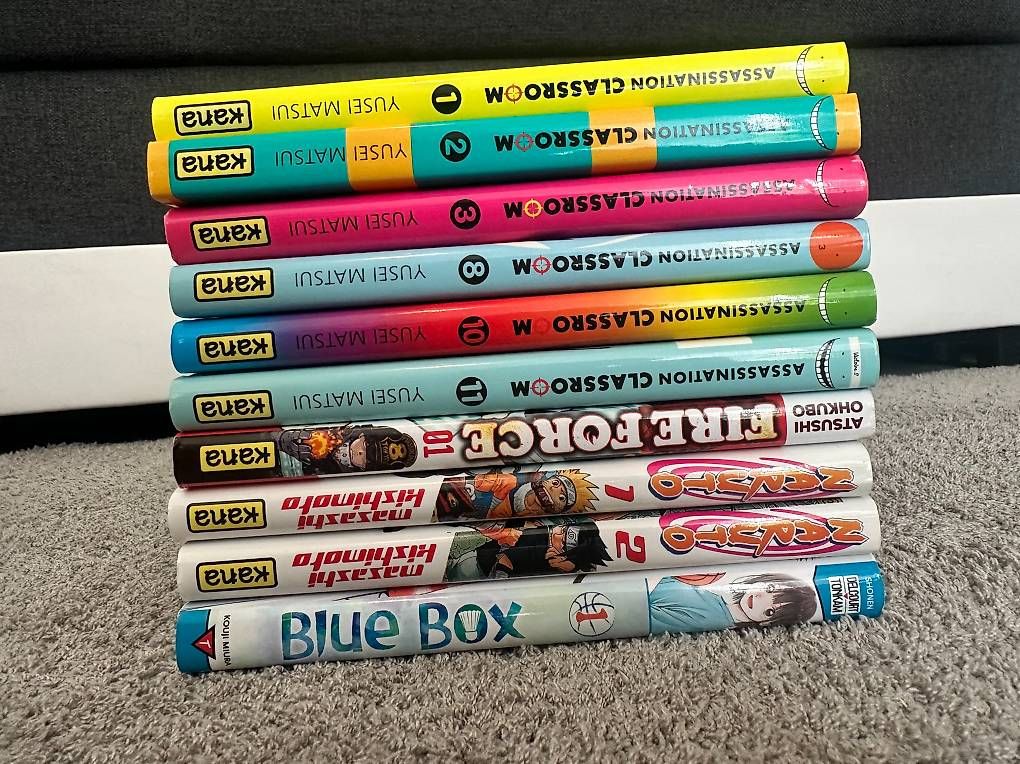 Fumetti: Naruto / Assassination Classroom / Fire Force Manga Lot – Usato da St-Léonard venduto da noa_k2wx 1