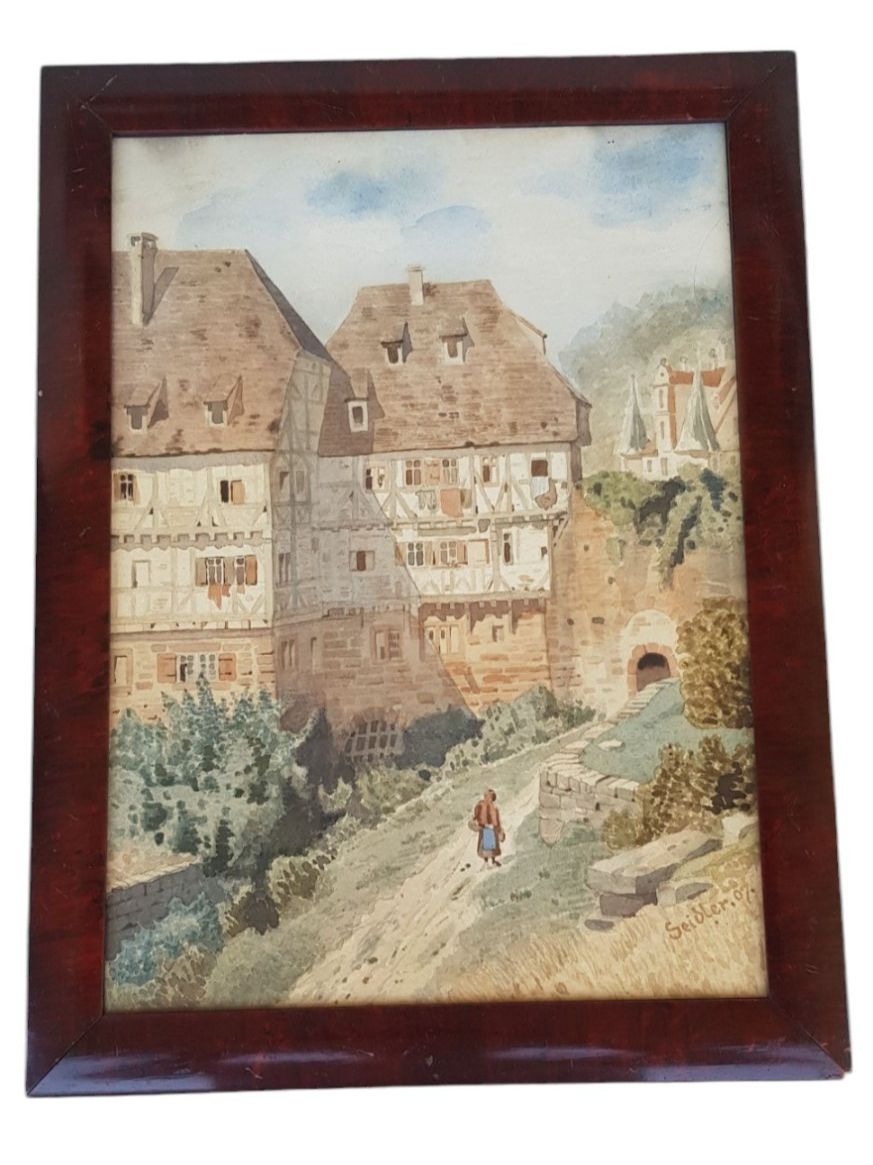 Dipinti: Aquarell sign. Seidler – Usato da Mörschwil venduto da antiksalon 1