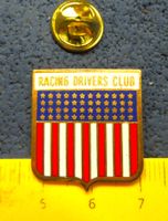 RACING DRIVERS CLUB PIN ENAMEL GOLDIG TOP-QUALITÄT