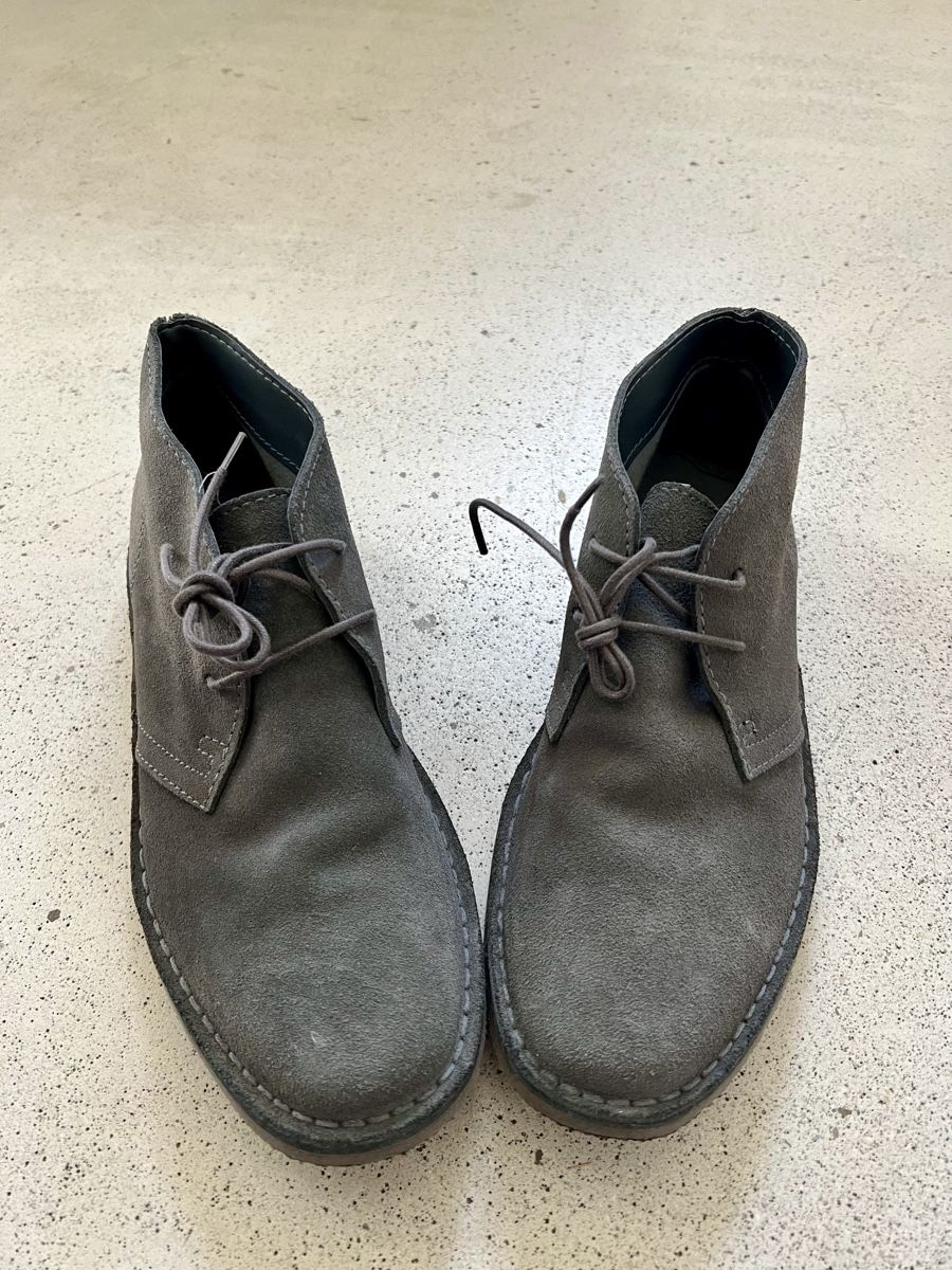 Scarpe da uomo: Herrenschuh, graues Wildleder Grösse 42 – Usato da Zürich venduto da stjege
