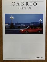 OPEL KADETT CABRIO Edition Prospekt brochure 1991 f. MY 1992