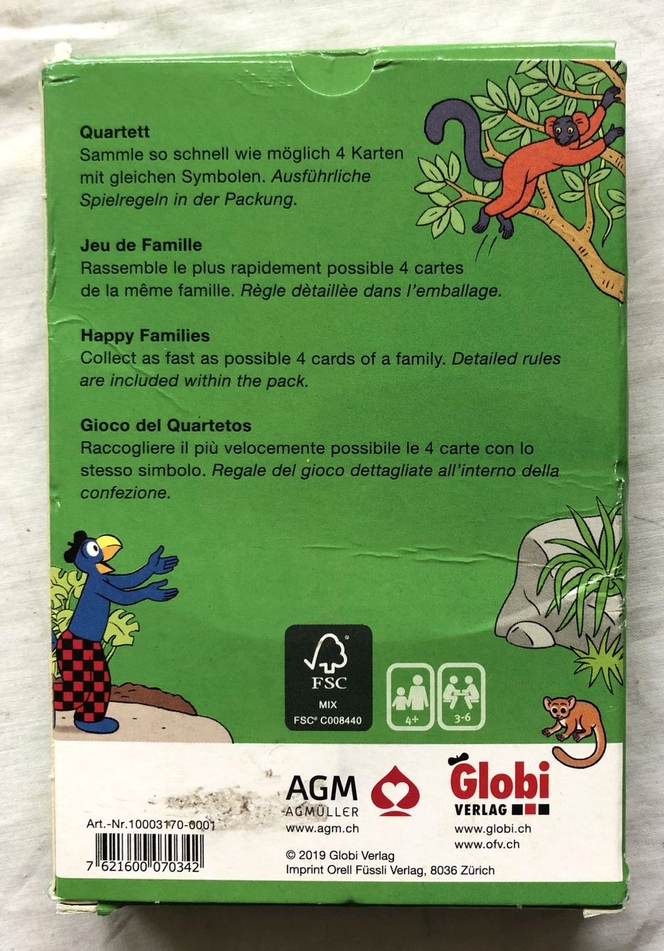 Spiele: GLOBI - Quartett - Globi und die Zootiere – Neu (gemäss Beschreibung) aus Schaffhausen von durruti 3