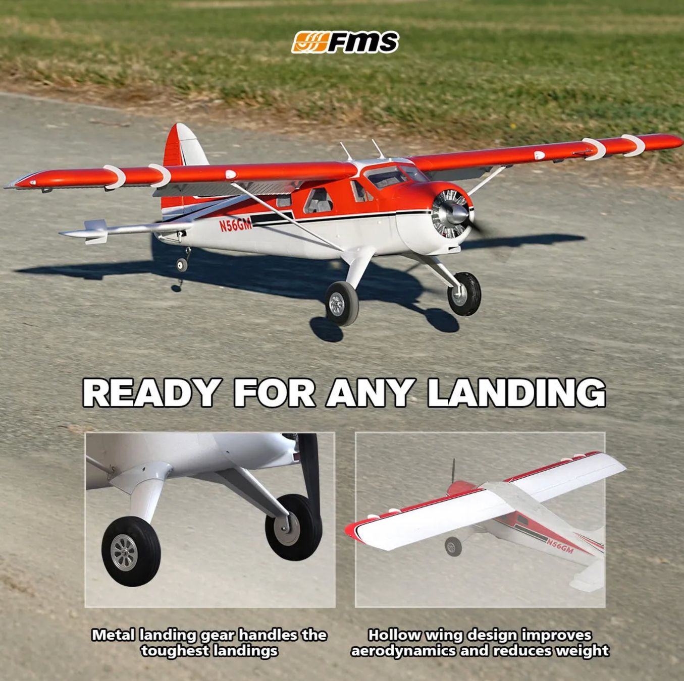 FMS RC Modellbau: FMS Beaver V2 – PNP Set – 2000mm Spannweite – Neu und originalverpackt aus Oberrüti von Veba-Trade 1