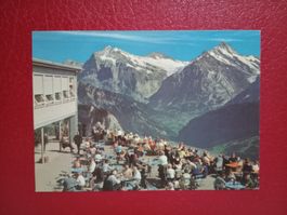 Schynige Platte Aussicht Terrasse ins Grindelwaldner Tal