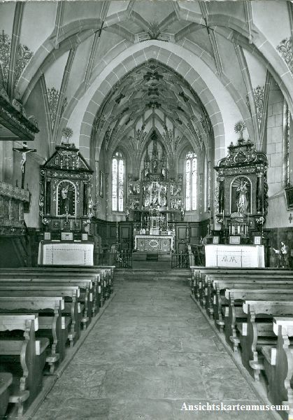 Cartoline postali: Stürvis - Pfarrkirche + 1973 – Usato da Emmenbrücke venduto da teestube