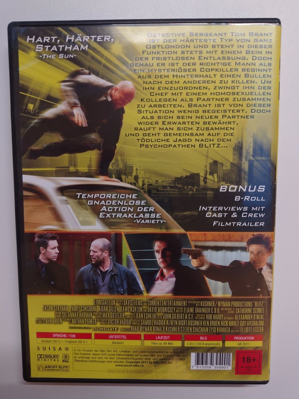Tous les DVDs: Blitz – D'occasion à Liestal par Kratzilla 2