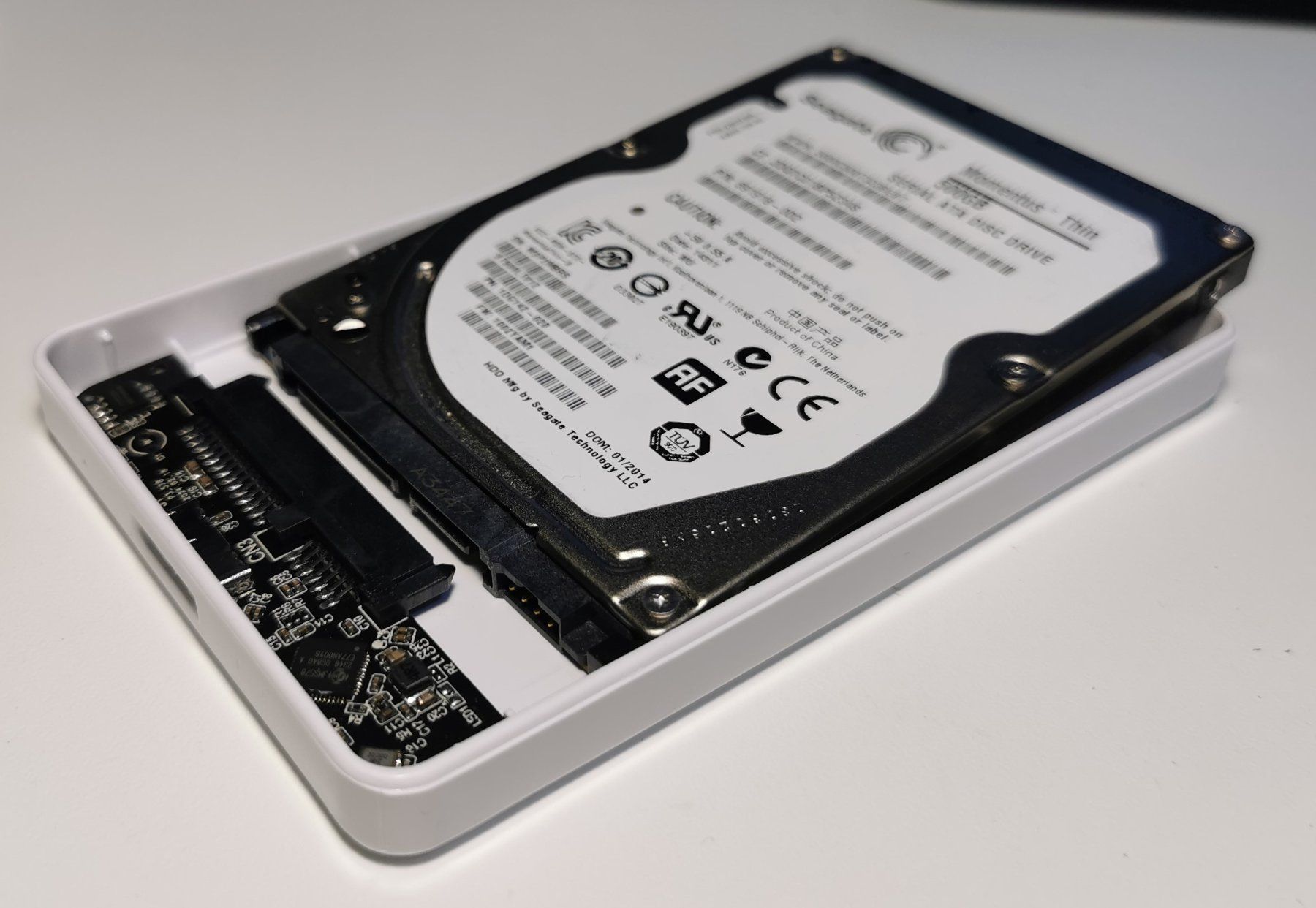 Harddisks: 2.5 Zoll USB 3 Leergehäuse weiss – Neu und originalverpackt aus Bremgarten b. Bern von Vittorio0 1