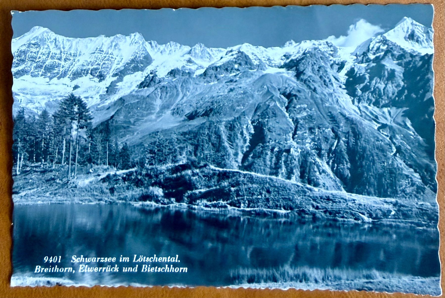 Cartes postales: Lötschental - Schwarzsee 1962 – D'occasion à Lutry par Ediego