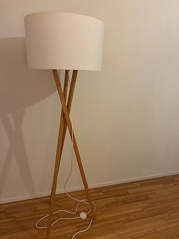 Lampen: Michas Stehlampe 160cm weiss/Eiche – Gebraucht aus Root von mele2013 1