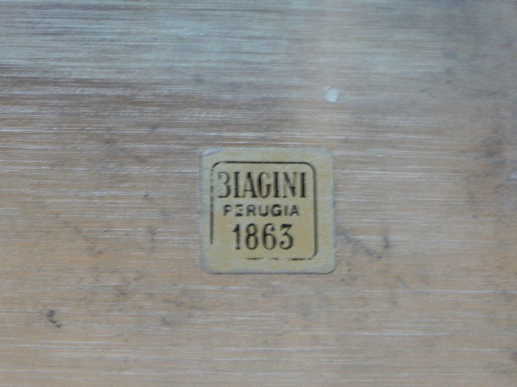 Servierplatten: Serviertablett signiert Biagini Perugia versilbert / OLRI – Gebraucht aus Minusio von Lory64 3