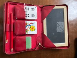 Jass Etui in Leder 21 x13 x 3 cm