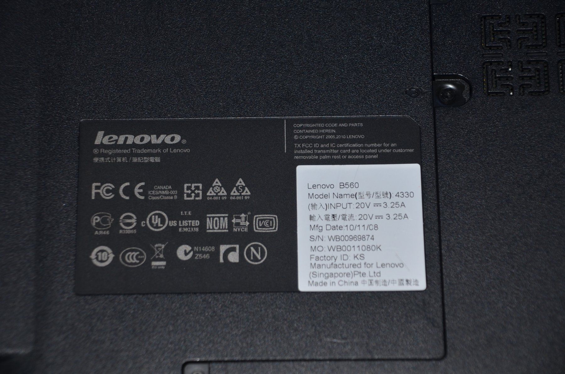 Lenovo Notebook: Laptop Lenovo B560 15,6" – Usato da Collonges venduto da arashee 5