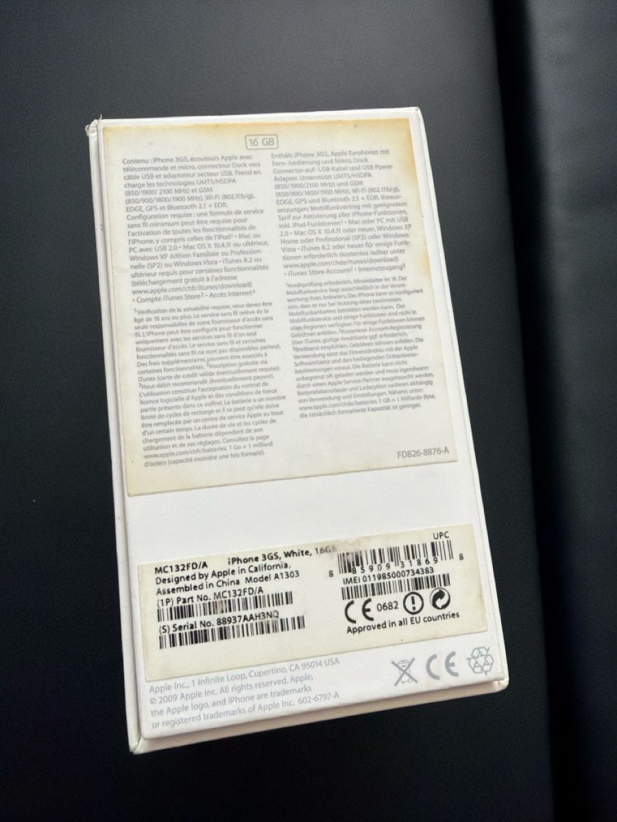 Apple Telefoni cellulari / Smartphones: iPhone 3 GS 16 GB – Difettoso da Gossau SG venduto da Heinzone74 3