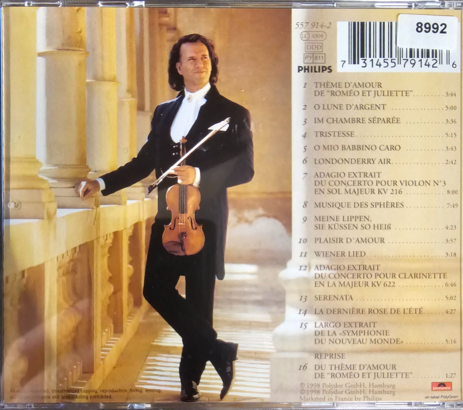 CDs: André Rieu - Romantique – Gebraucht aus Wahlen b. Laufen von Cg10 1