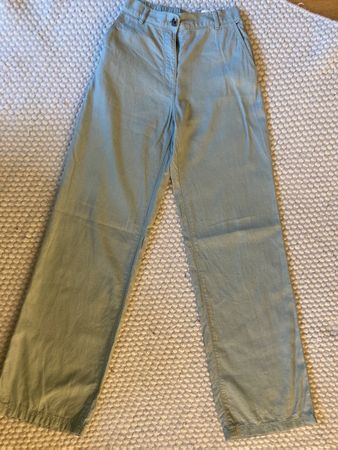 Olivgrüne Leinenhose | H&M * Grösse 34