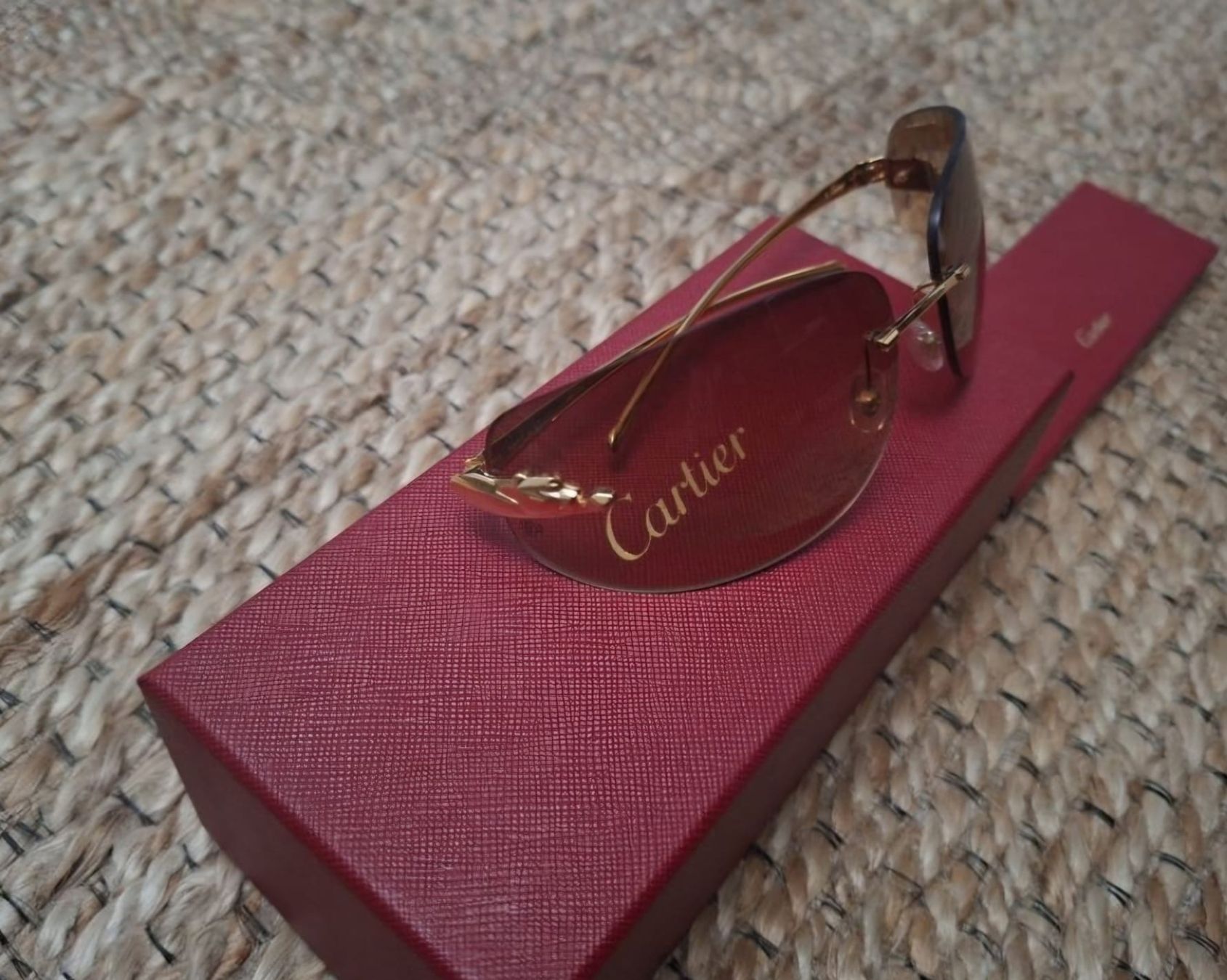 Cartier Occhiali & Lenti: Phantère de Cartier Sonnenbrille – Nuovo (secondo la descrizione) da Teufenthal AG venduto da michelle.mmojekwu 1