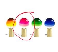 Design Tischleuchte LED, von Marset, Modell in pink