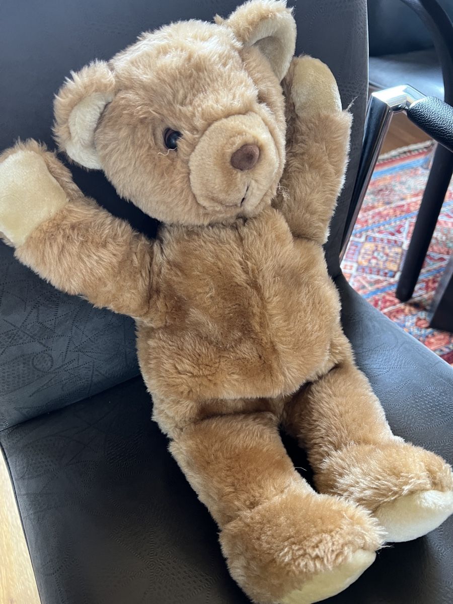 Jouets: Alter Teddybär mit Geräuschfunktion – D'occasion à Igis par Haupt48