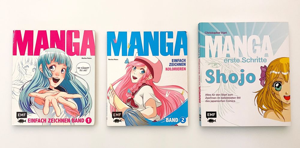Livres: MANGA einfach zeichnen Band 01& 02  / MABGA esrte Schritte – D'occasion à Grafenried par 3322