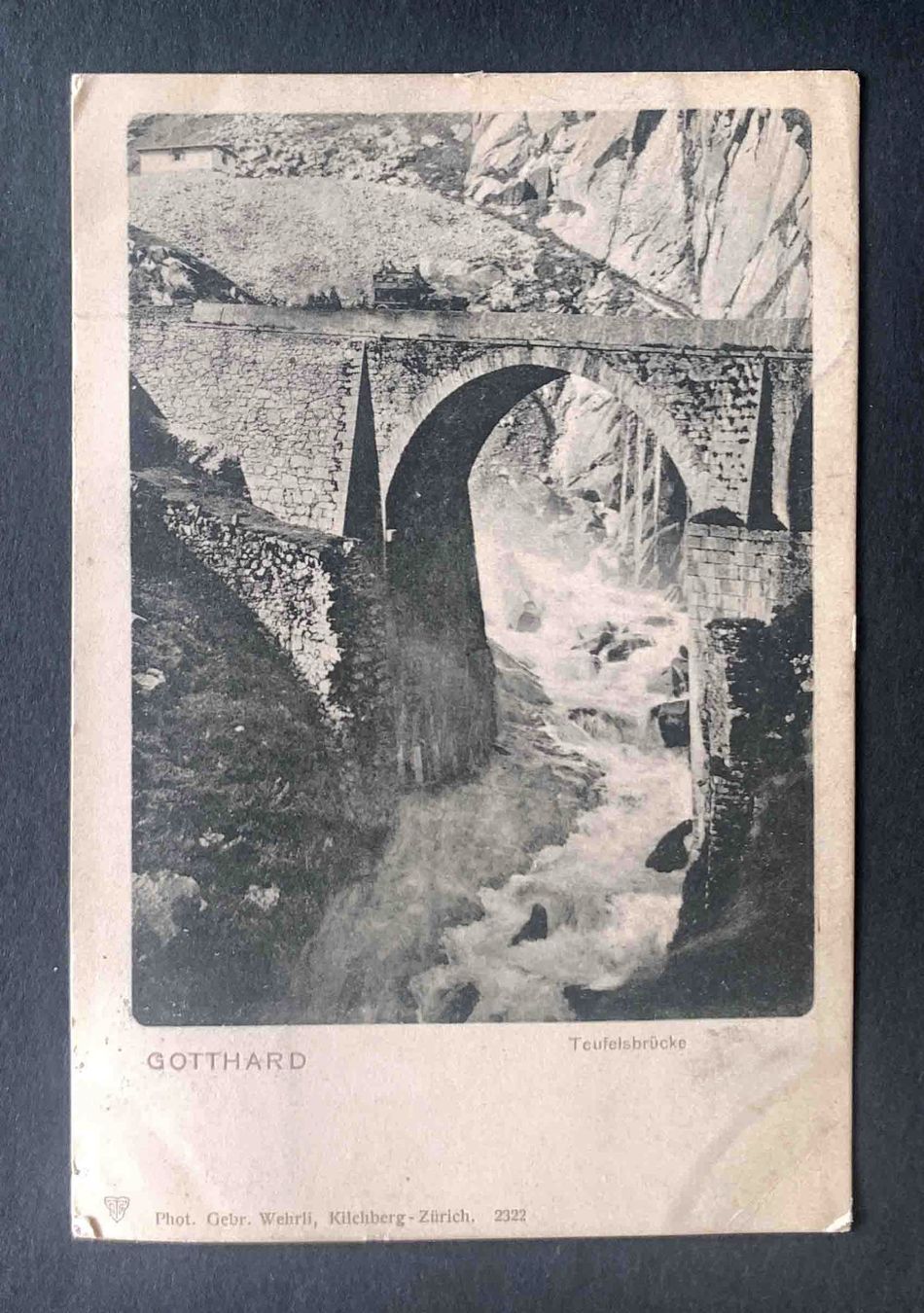 Cartoline postali: AK Gotthard Teufelsbrücke – Usato da Goldau venduto da artelier1