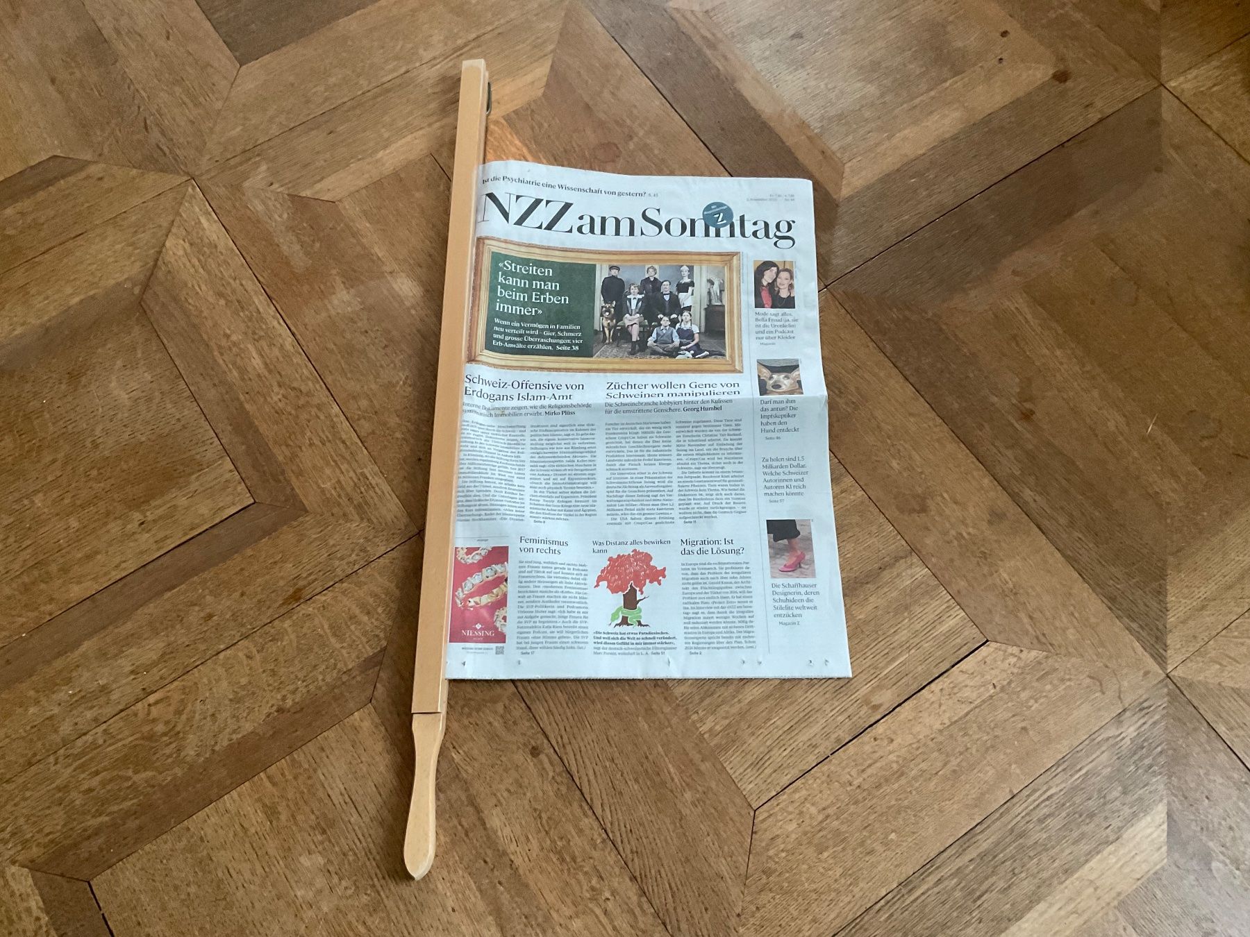 Supporti a parete: Fritz Hahne Zeitungshalter VERSAND 9.- – Usato da Aarau venduto da Schnabeltier01