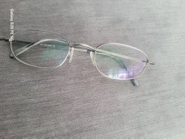 Brille Galerie F4 Metallrahmen silberfarben 140 neu