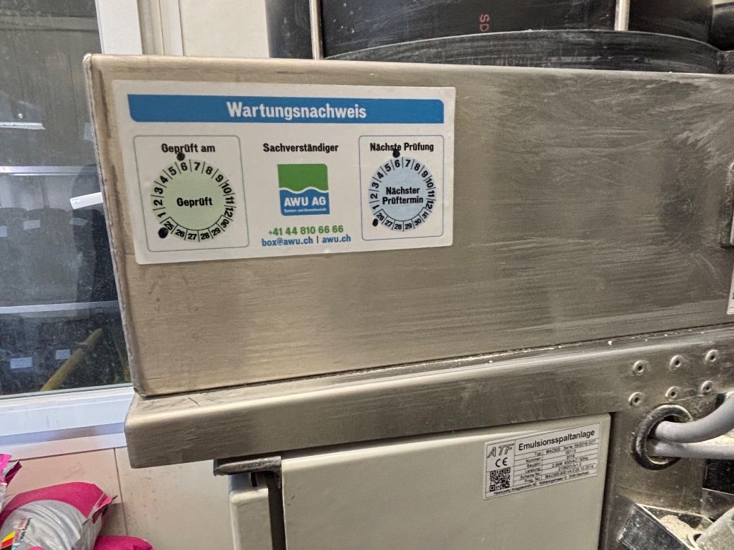 Tutte le macchine: Abwasserspaltanlage Oelabscheider mit Spaltmittel – Usato da Gunzgen venduto da Pimsu 1