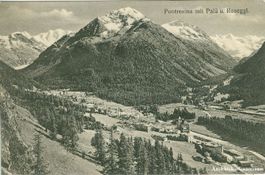 Pontresina - mit Palü und Roseggl. c1910